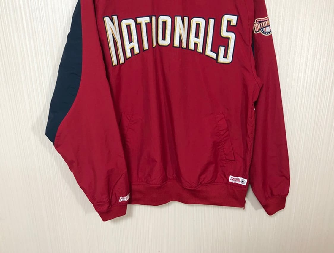 MLB STITCHES 워싱턴내셔널스 웜업풀오버자켓 M(해외) 상품이미지3