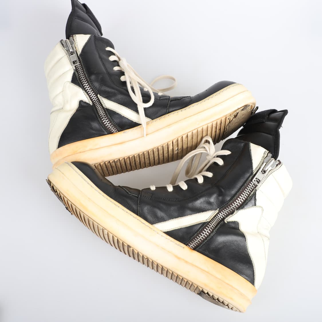 40 / Rick Owens 릭오웬스 지오바스켓 모노크롬 상품이미지6