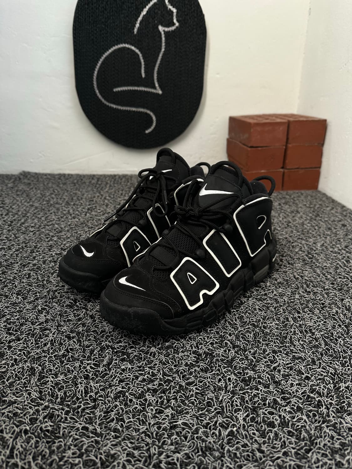 나이키 에어 모어 업템포 블랙 245 상품이미지1