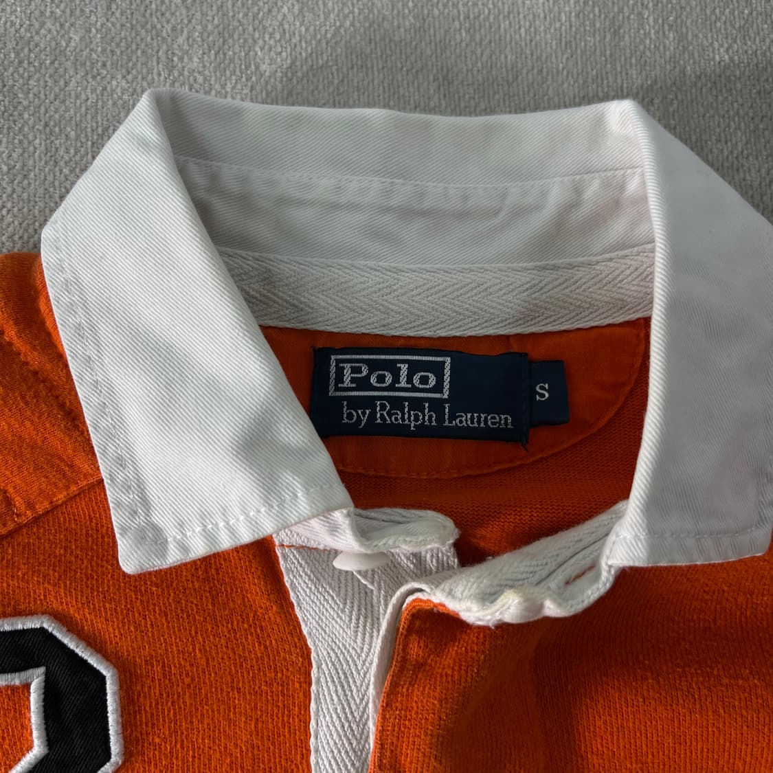 95 폴로랄프로렌 오렌지 P-C 브리티안 럭비티 상품이미지4