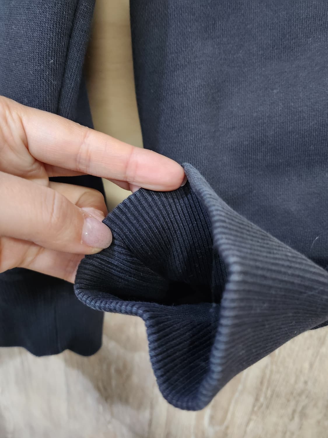 1044) 타미진스 피스 손 자수 맨투맨 상품이미지5