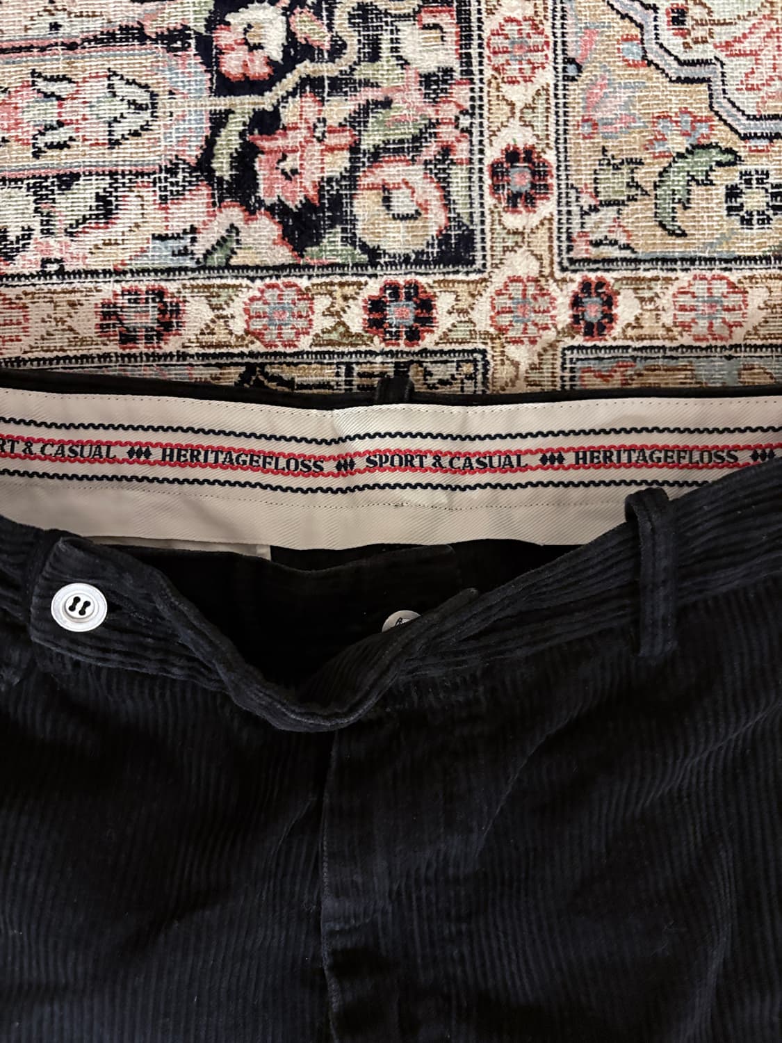 헤리티지플로스 코듀로이 블랙 상품이미지1