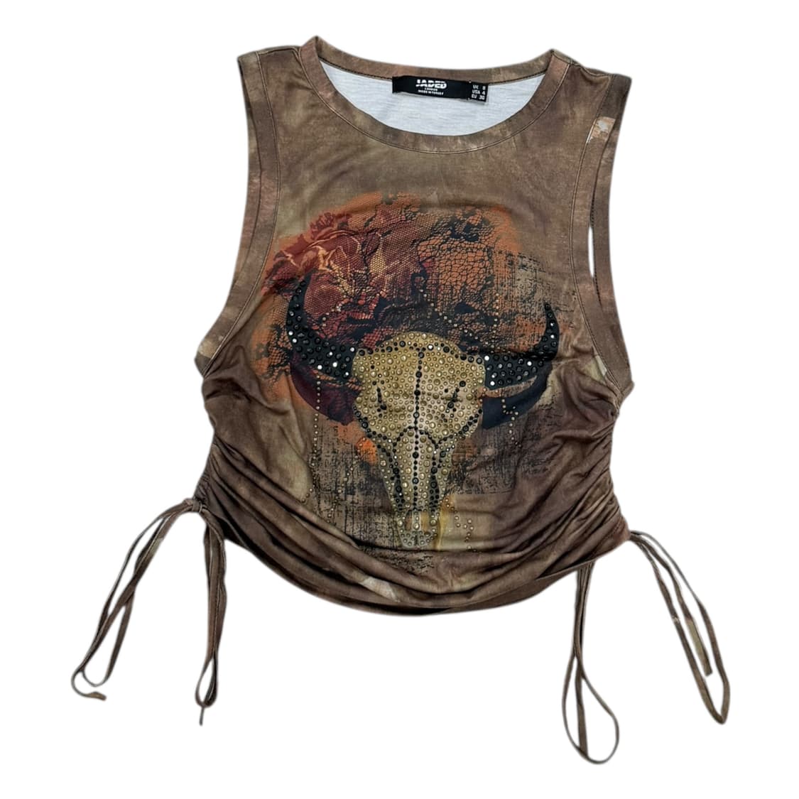 제이디드런던 탱크탑 셔링 슬리브리스 나시 상품이미지1