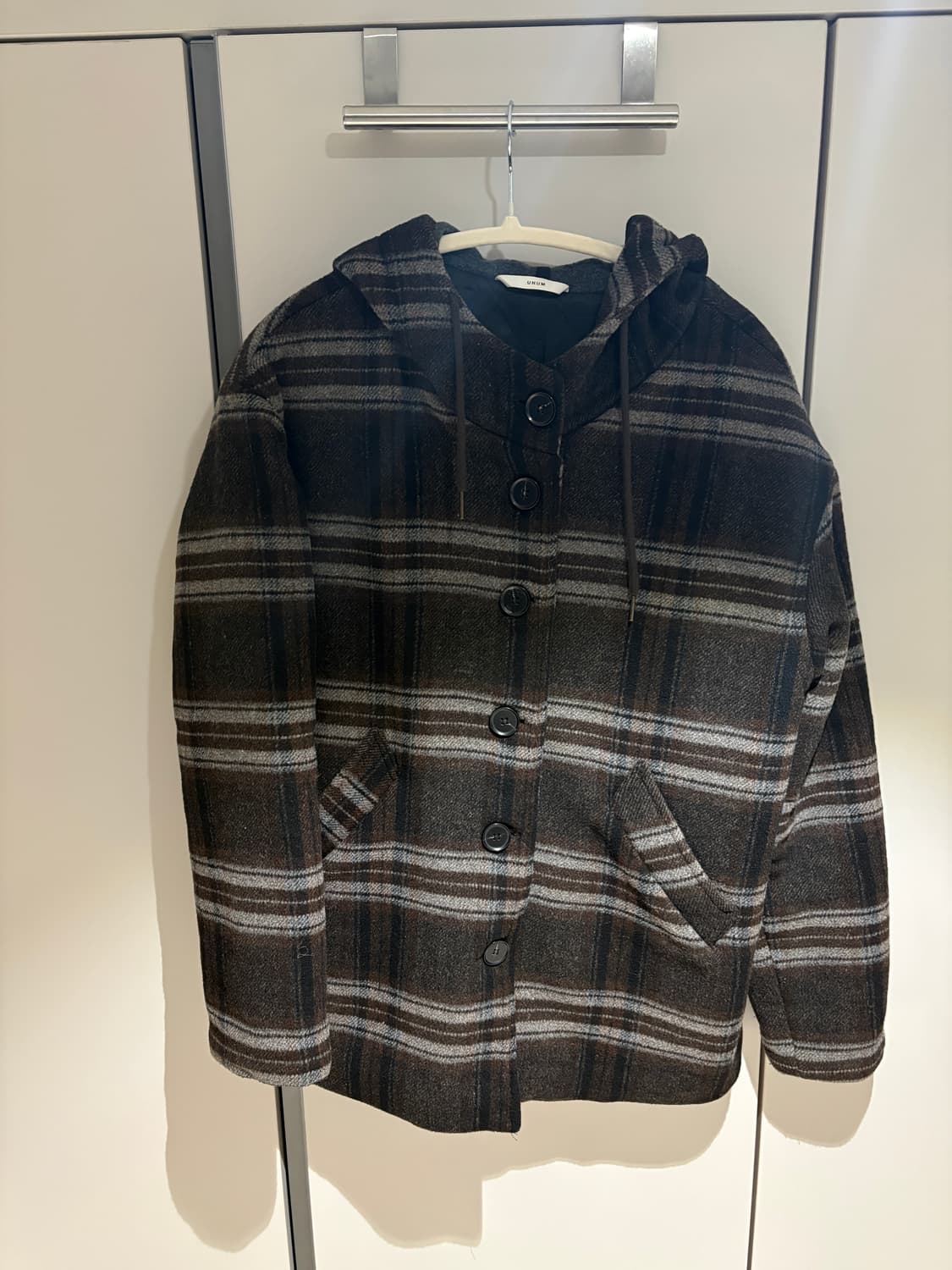 에프터먼데이 체크코트 점퍼 상품이미지1