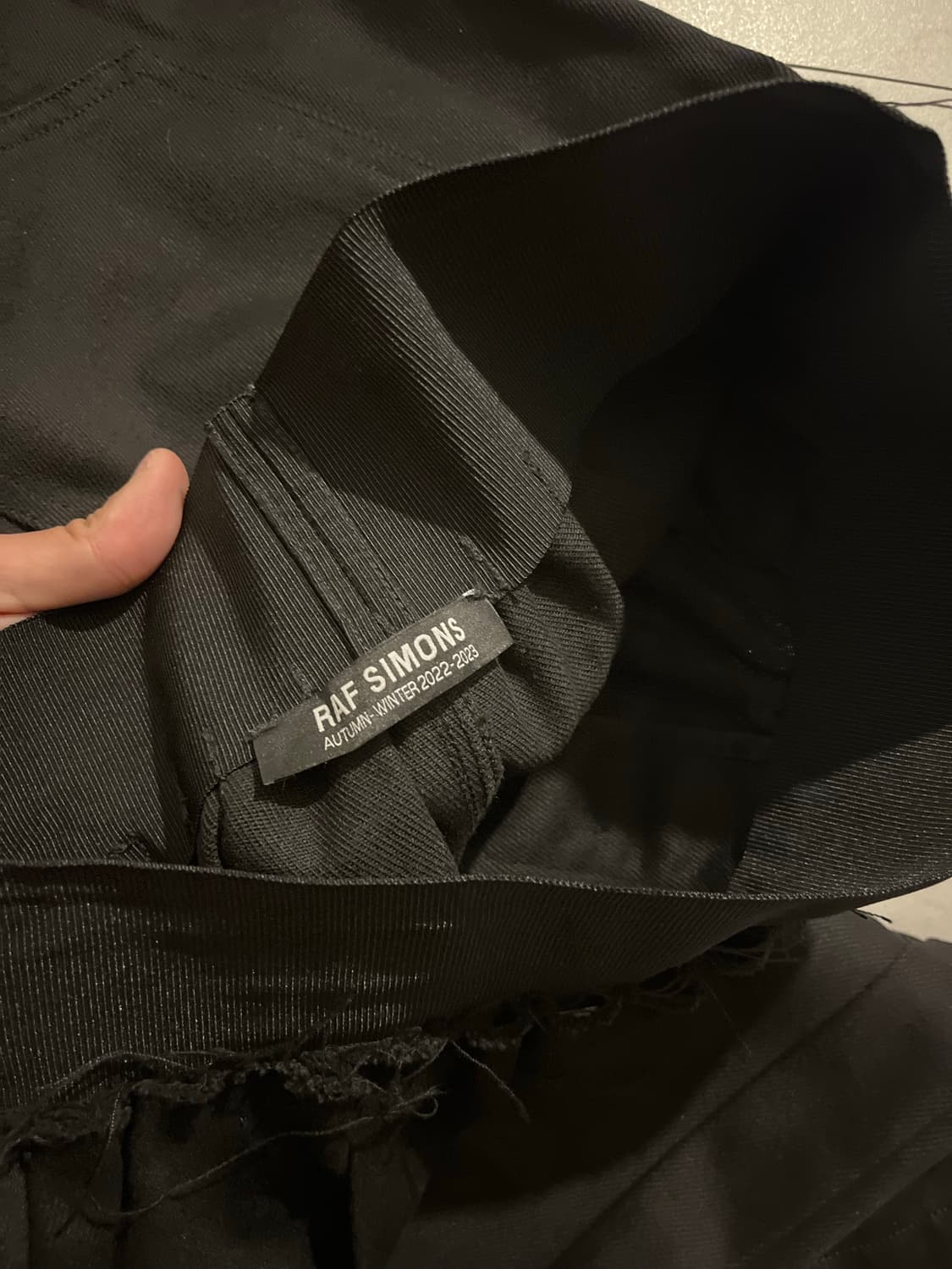 Raf simons 22 FW 빅 데님 팬츠 48 상품이미지5