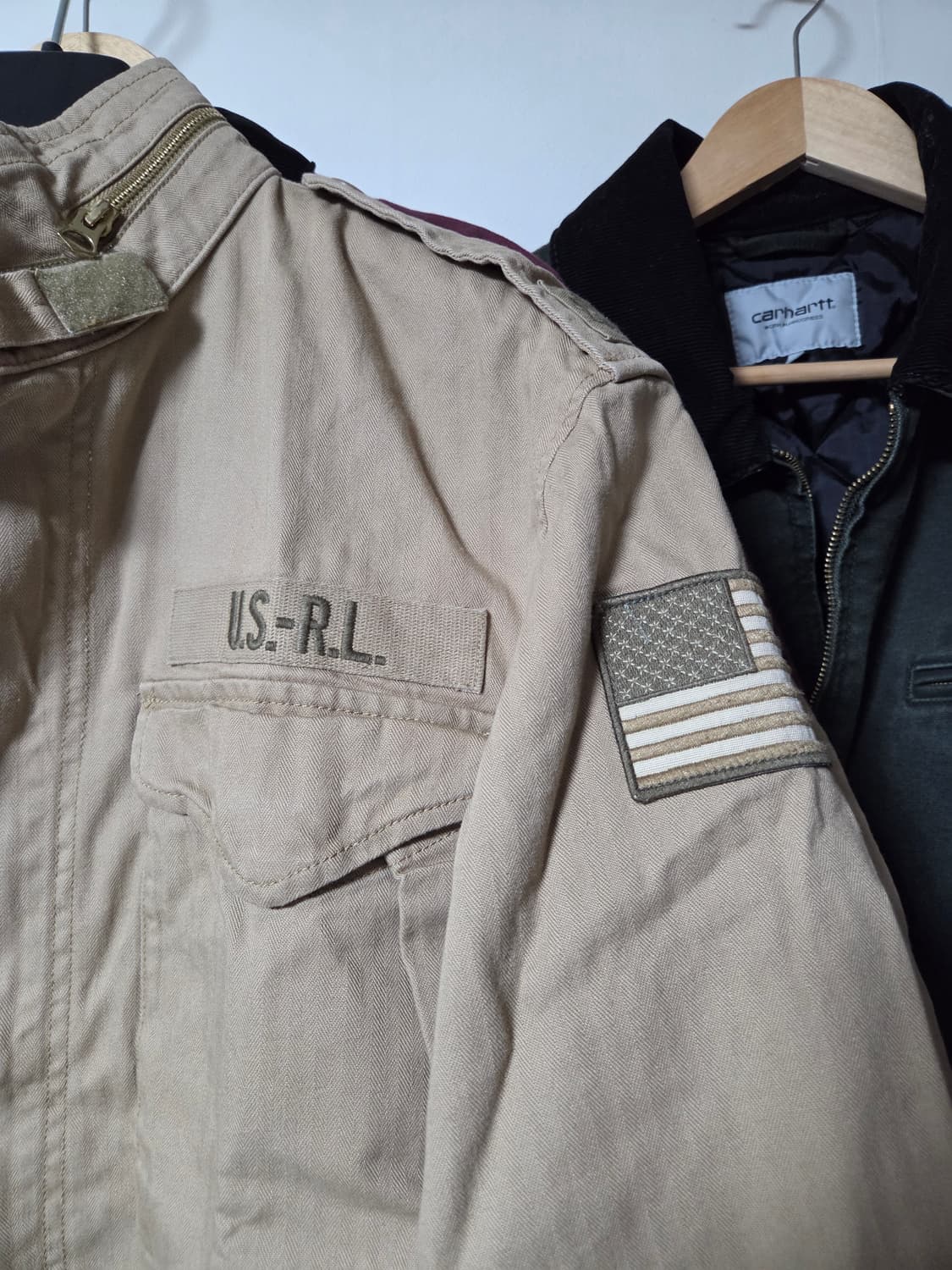 폴로 랄프로렌 리얼 카키 m65 소령 야상 상품이미지3