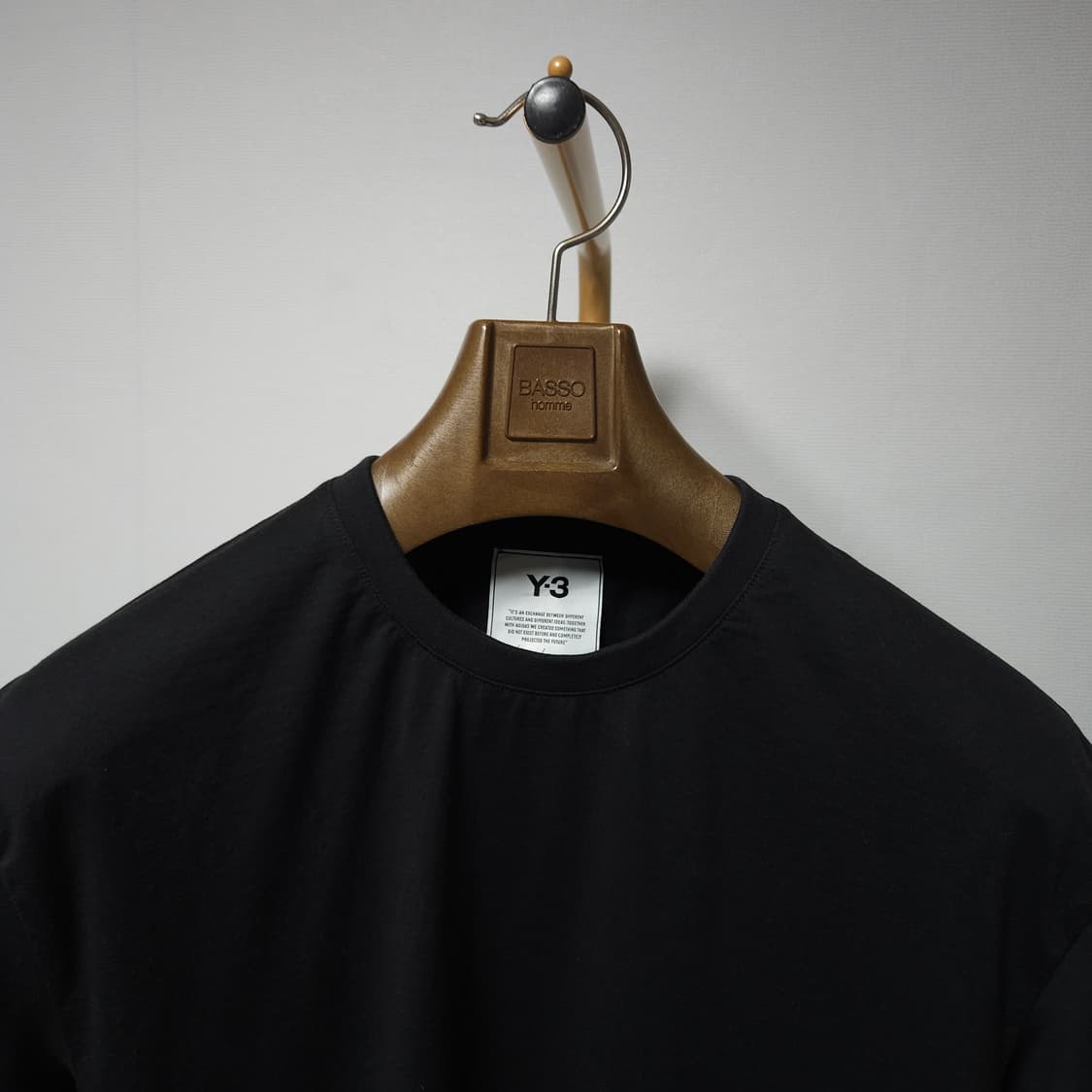 S ) Y-3 아디다스 요지 야마모토 클래식 백로고 반팔티 블랙 상품이미지3