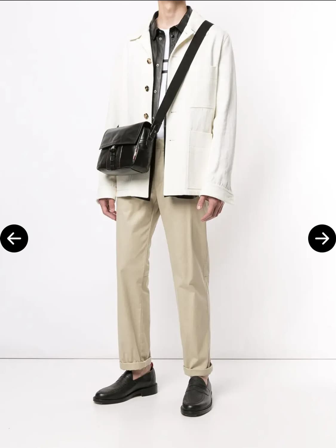 [미사용/정품] BALLY 발리 앤드레스 메신저 백 블랙 상품이미지3