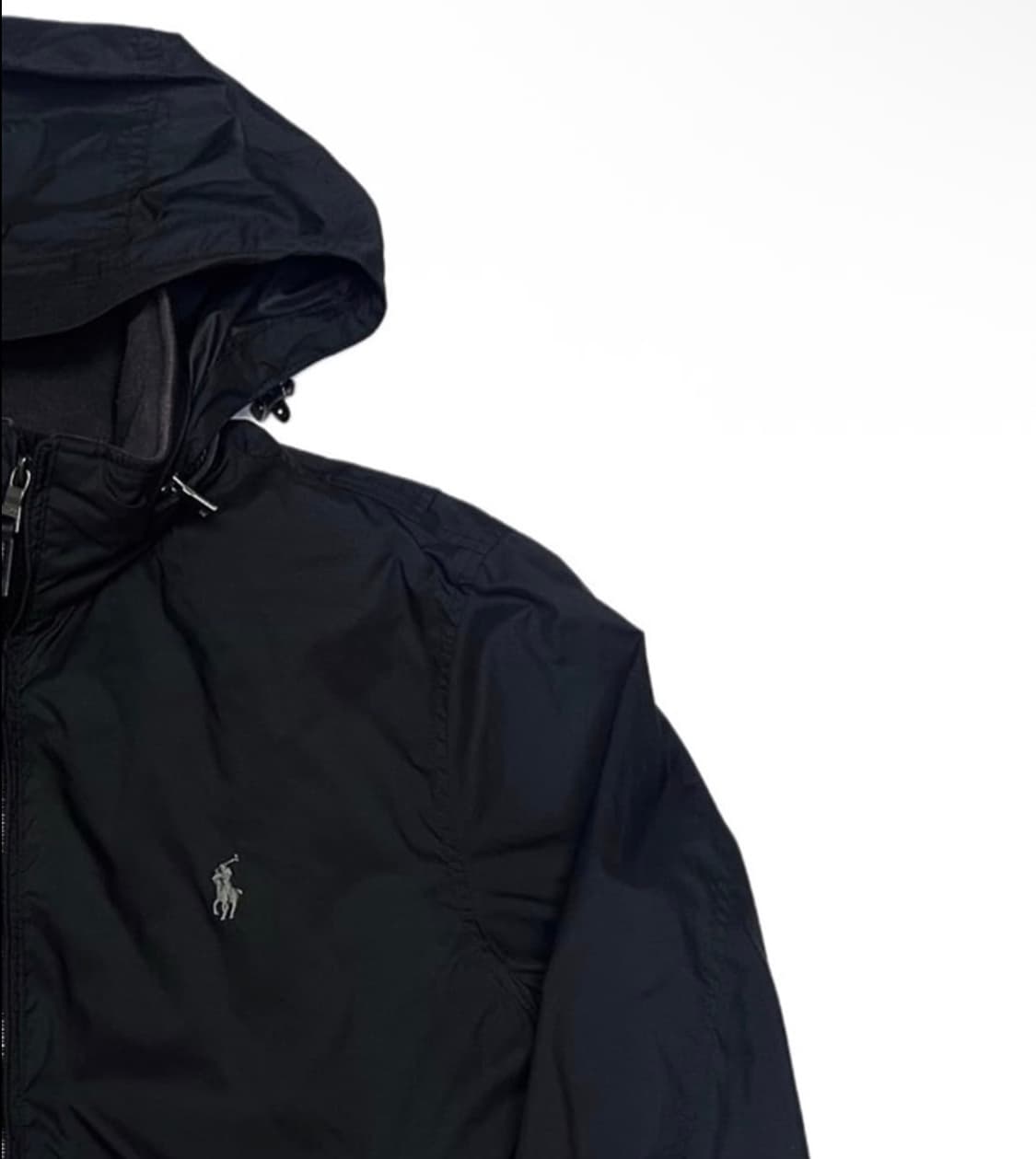 폴로 랄프로렌 블랙후드바람막이S 상품이미지2