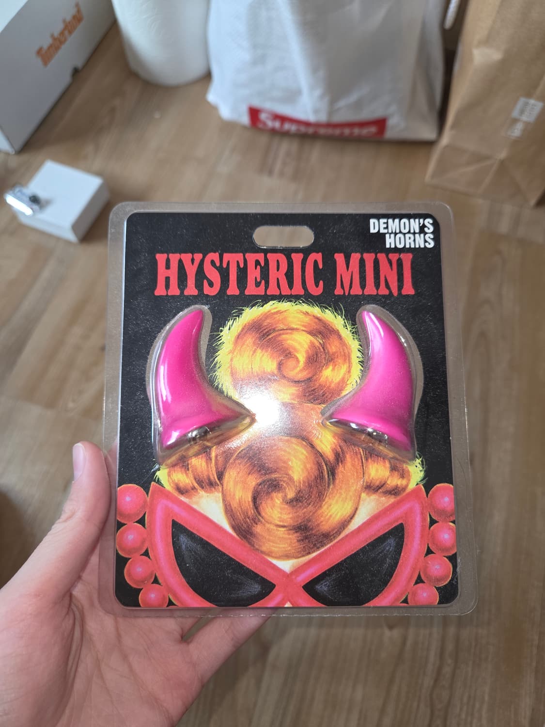 히스테릭 악마 머리핀 상품이미지1