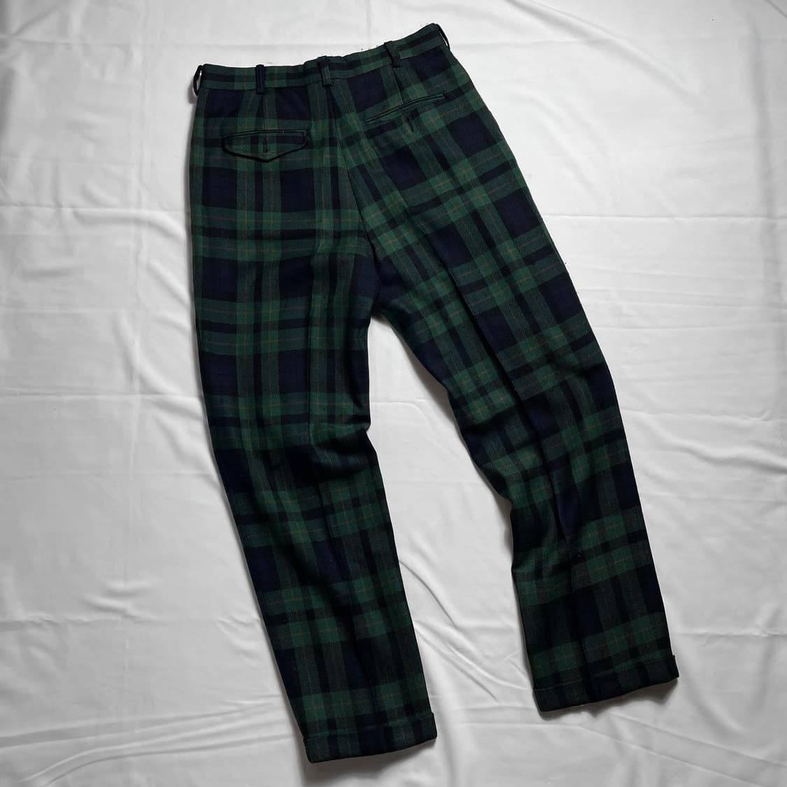 폴로 90’s 블랙와치 울 팬츠 상품이미지4