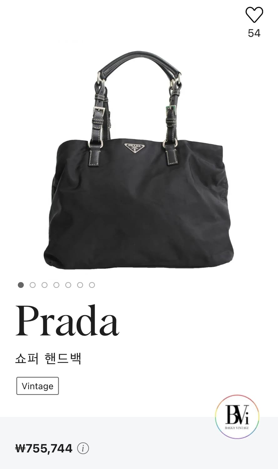 프라다 나일론 숄더백 상품이미지2