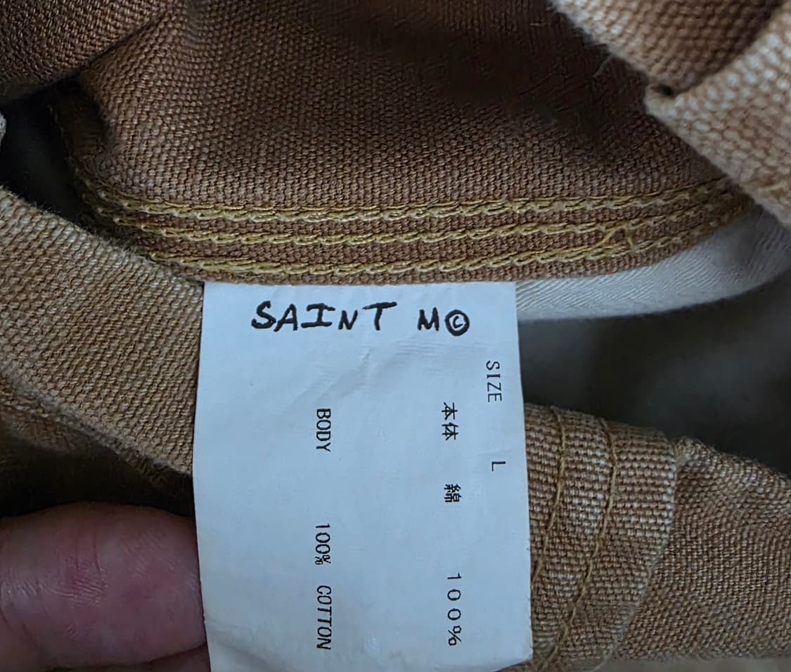 [L] 세인트미카엘 23AW 더블니 워크 팬츠 베이지 상품이미지8