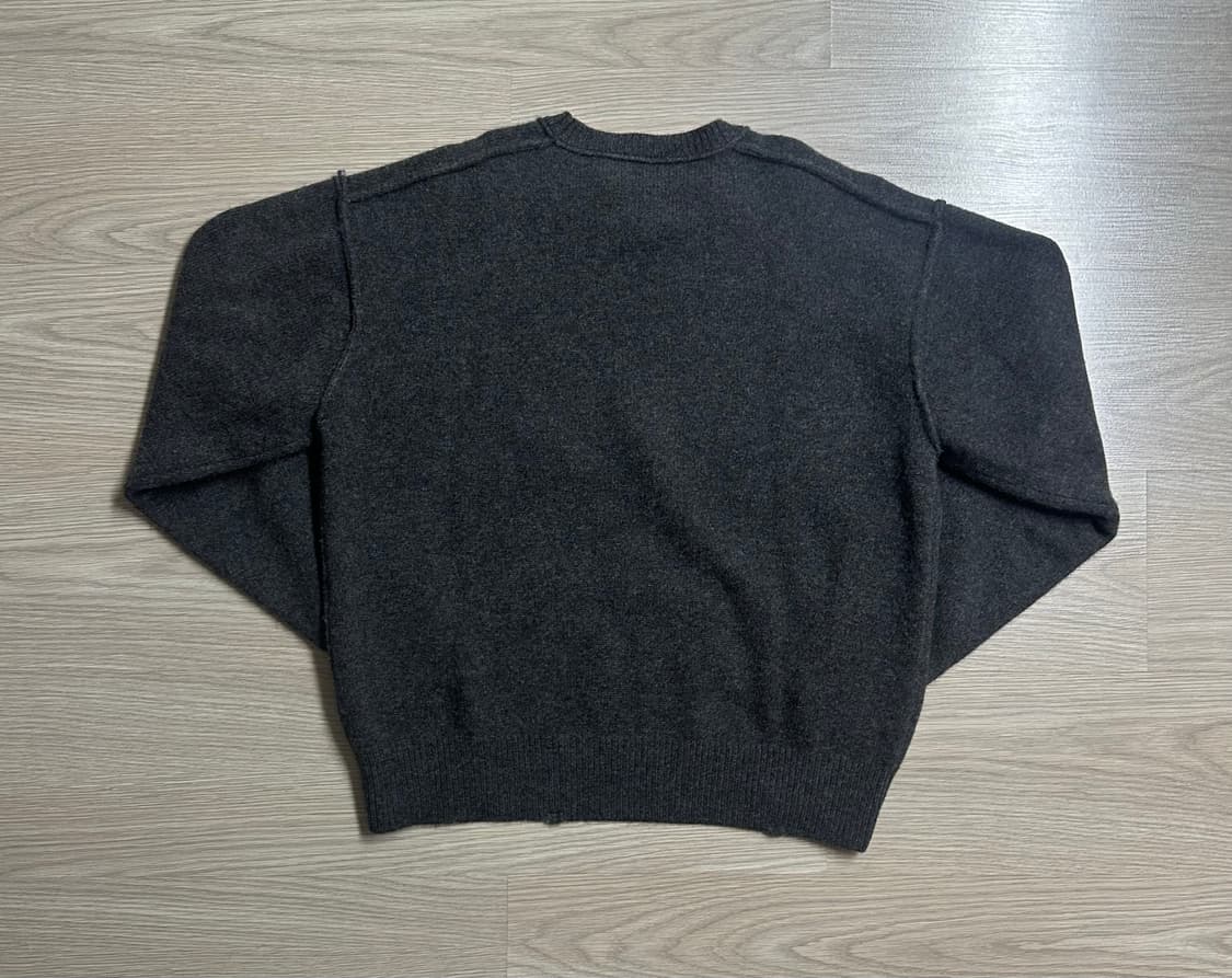 해칭룸 리버스 스웨터 차콜 3사이즈 상품이미지2