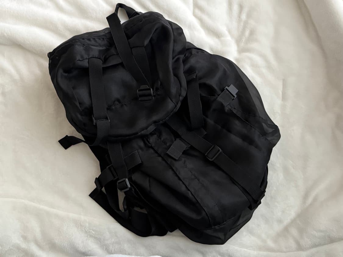 준야 와타나베 25ss 블랙 백팩 상품이미지1