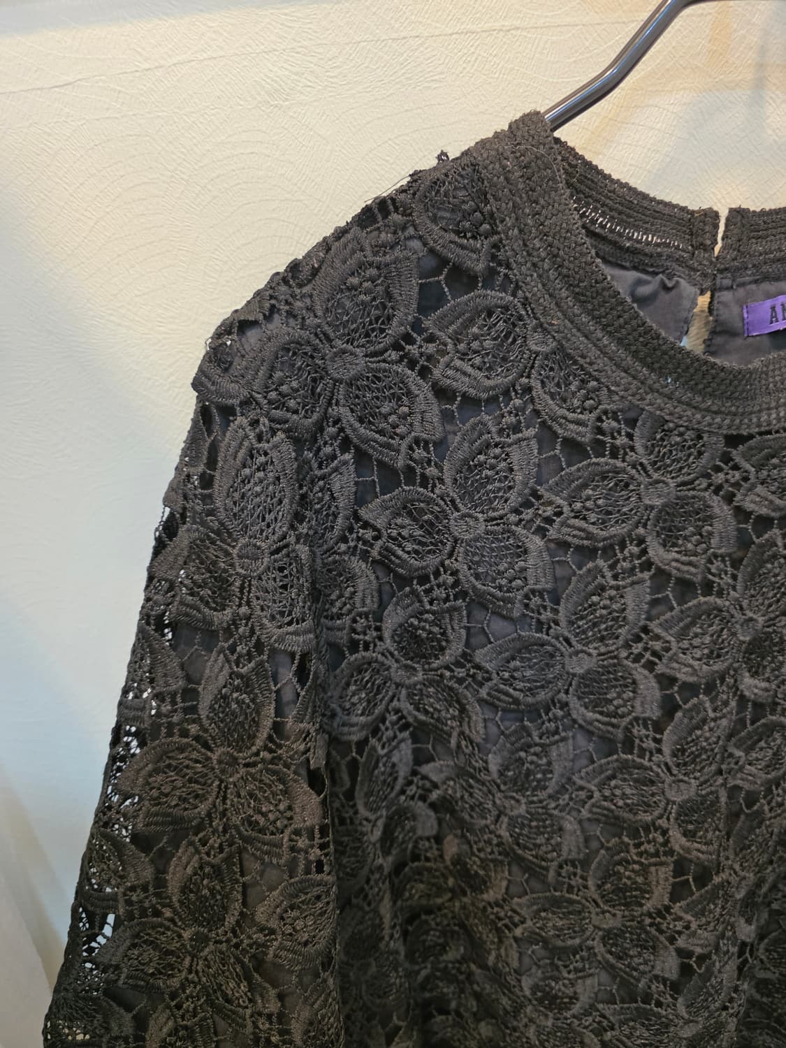 안나수이 블랙 레이스 블라우스 상품이미지2