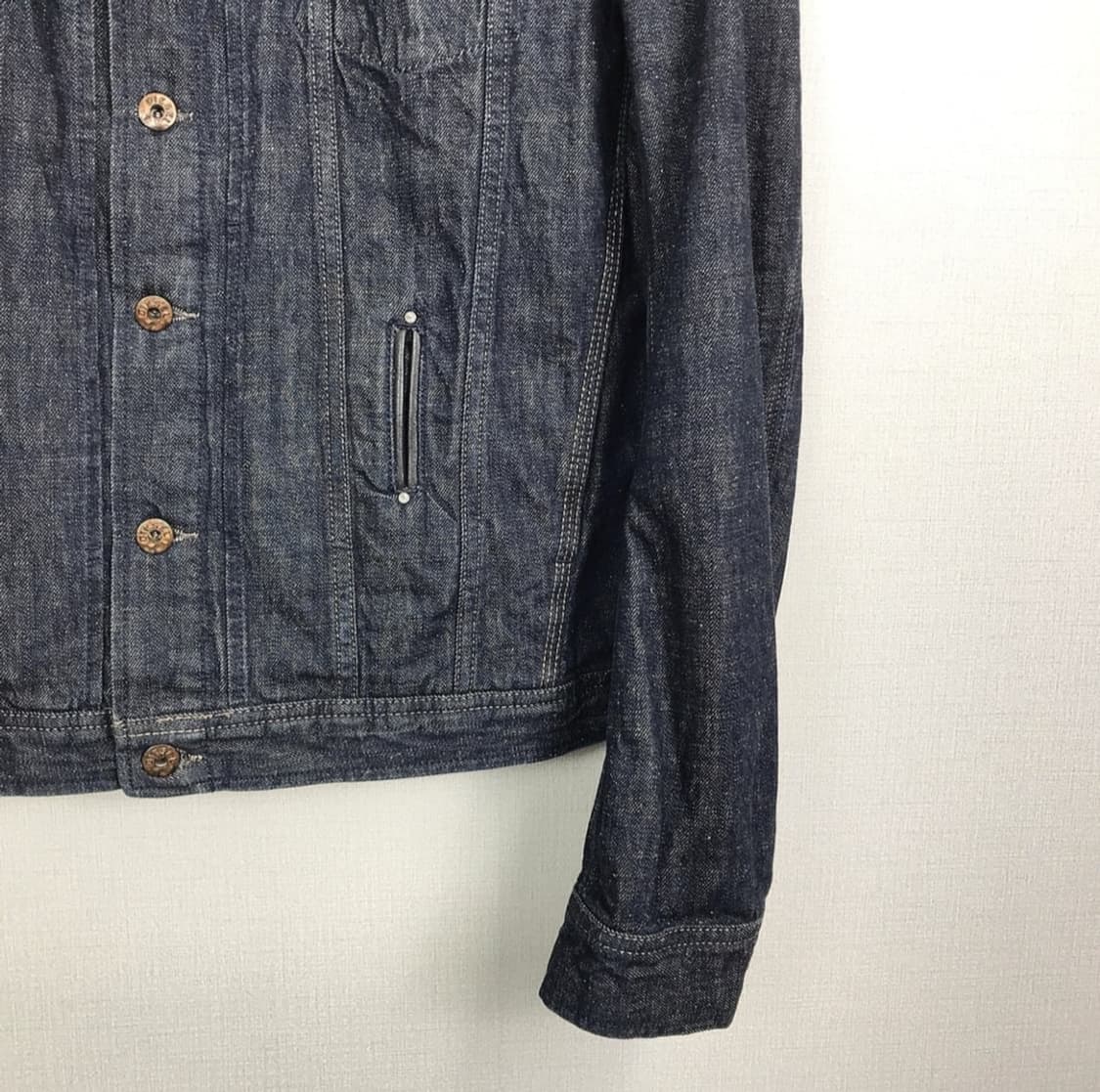 디젤 가죽 데님 트러커 자켓 남성XL 상품이미지4