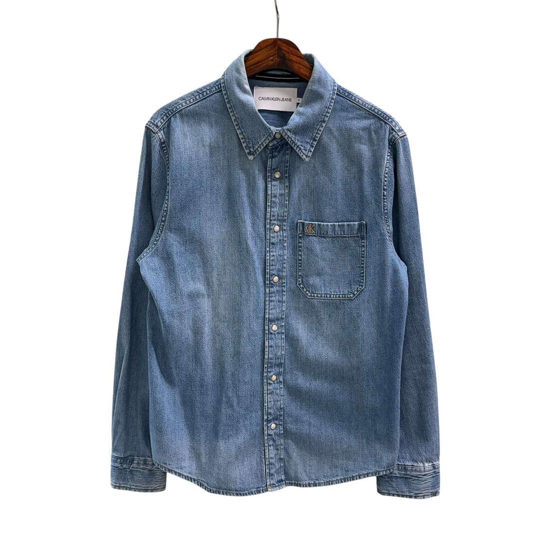 [S] 캘빈클라인 진스 데님 셔츠 상품이미지3