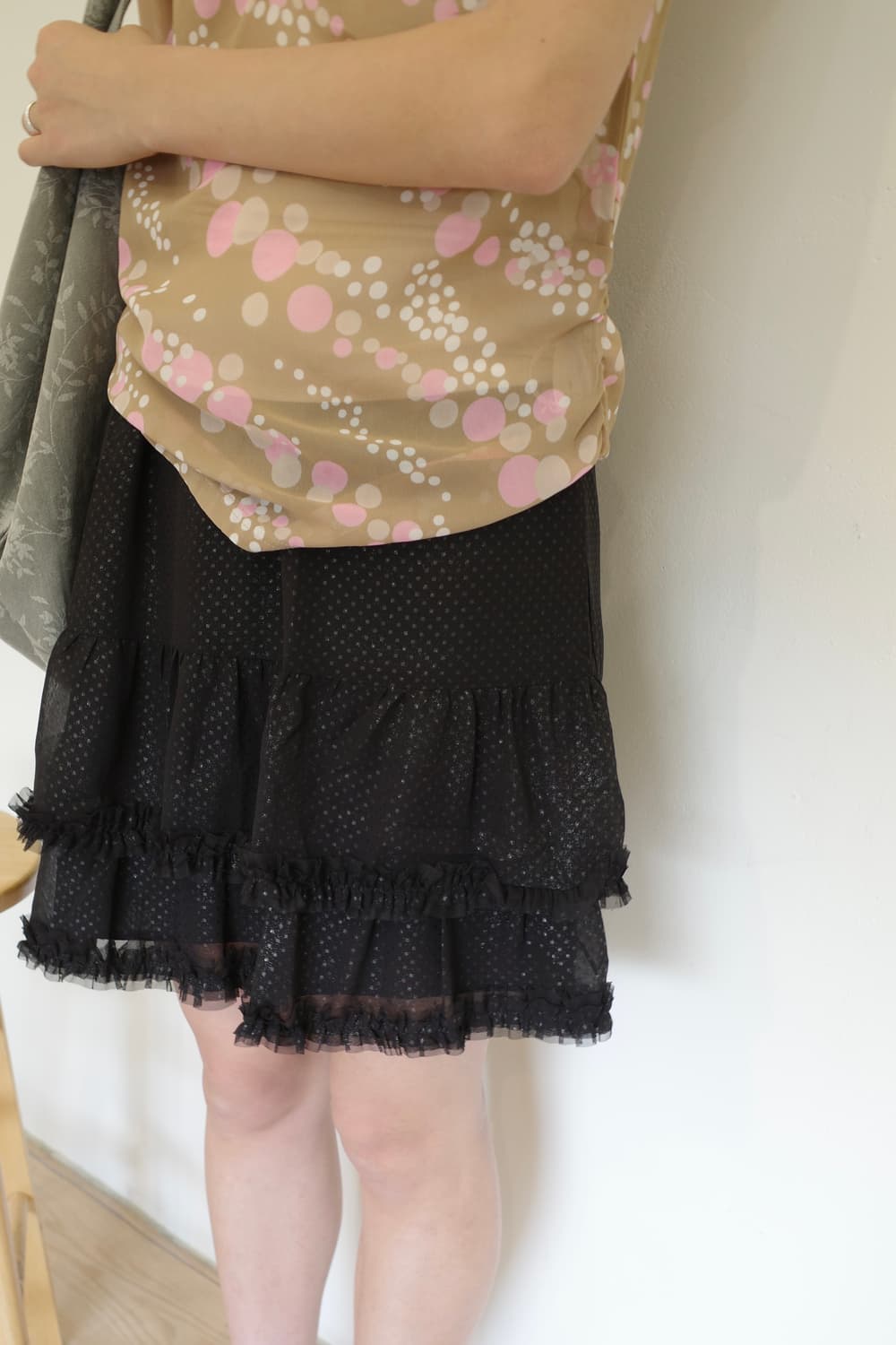 dot frill skirt 상품이미지5