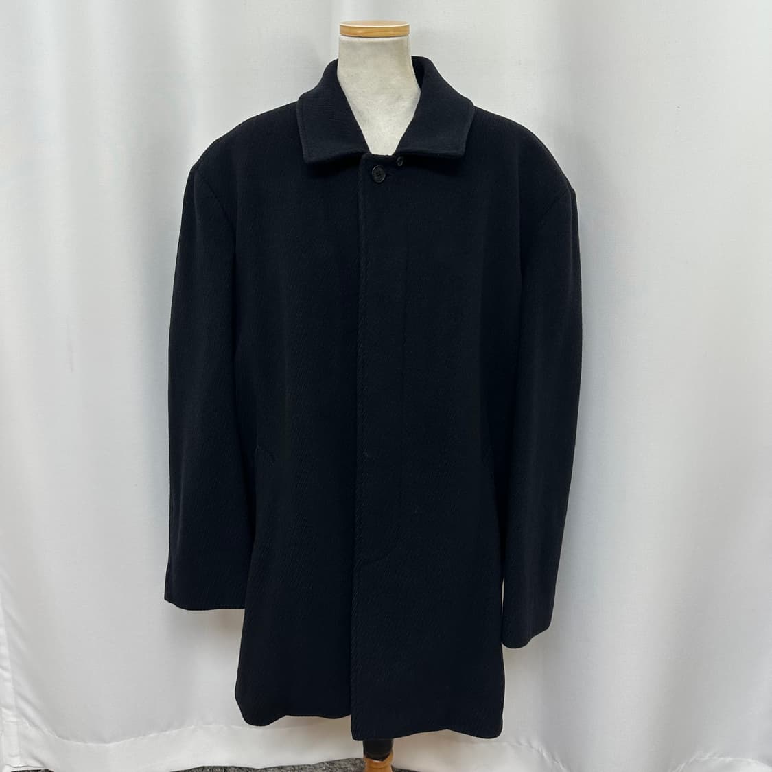  입생로랑 남자 모직코트 차콜 빅사이즈 105 상품이미지1