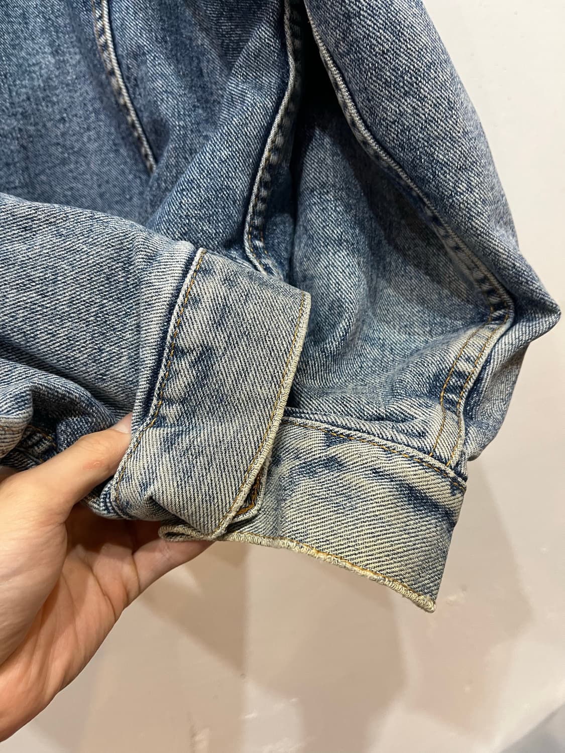 90s 리바이스 쉐르파 데님 자켓 Made in USA 상품이미지10