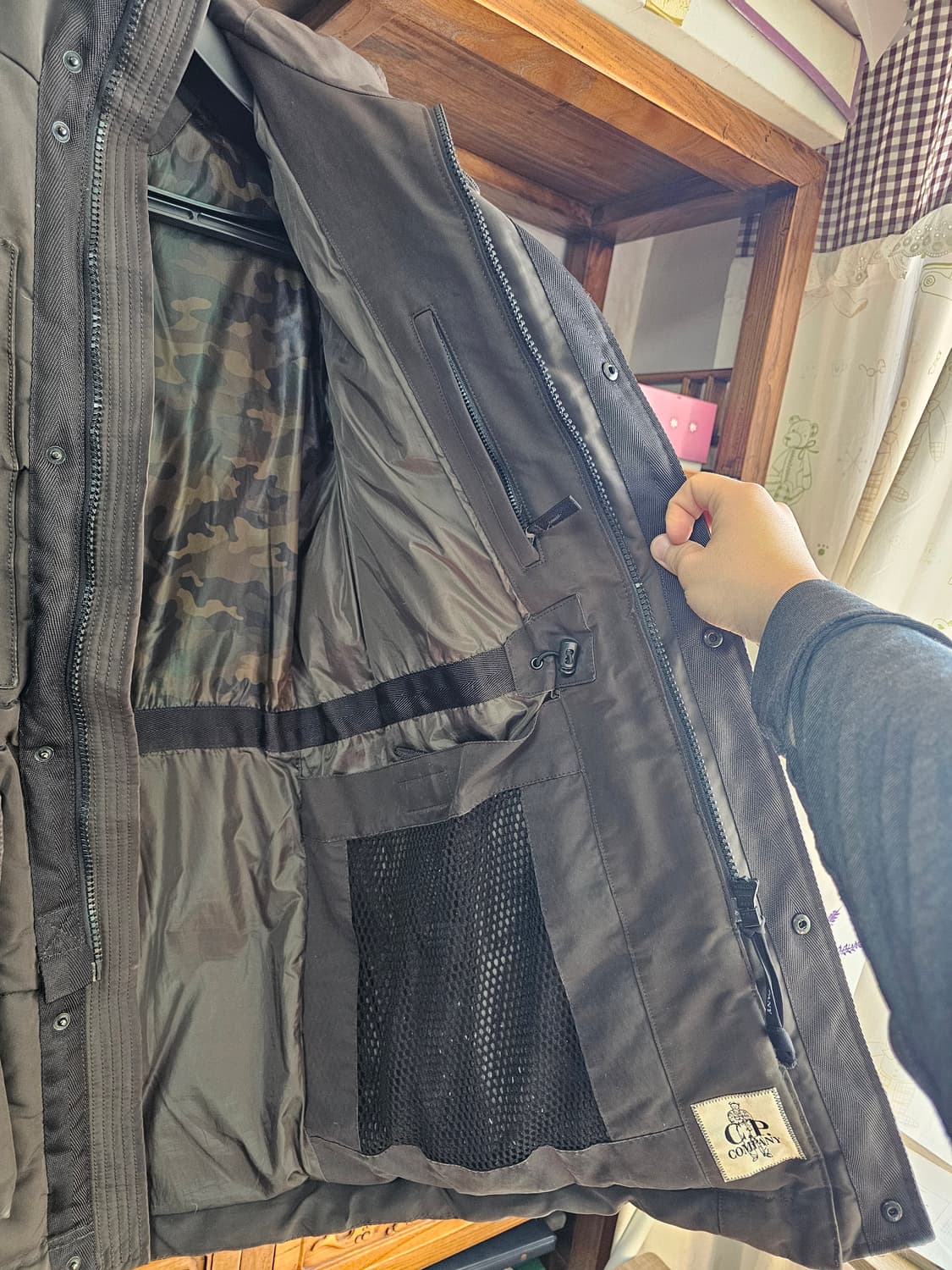씨피컴퍼니 롱패딩 야상형 자켓 팔아요 cp 상품이미지6