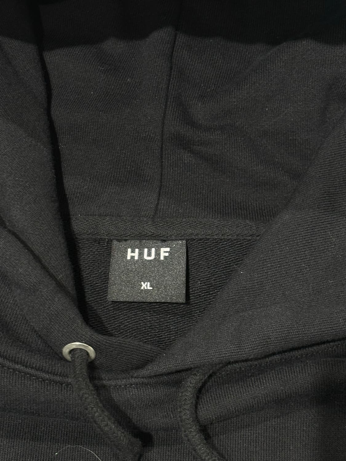 허프 빅로고 블랙 후드 상품이미지6