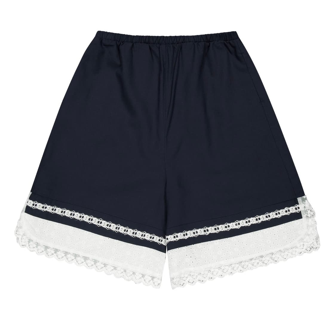 코이세이오 레이스 쇼츠 네이비 상품이미지1