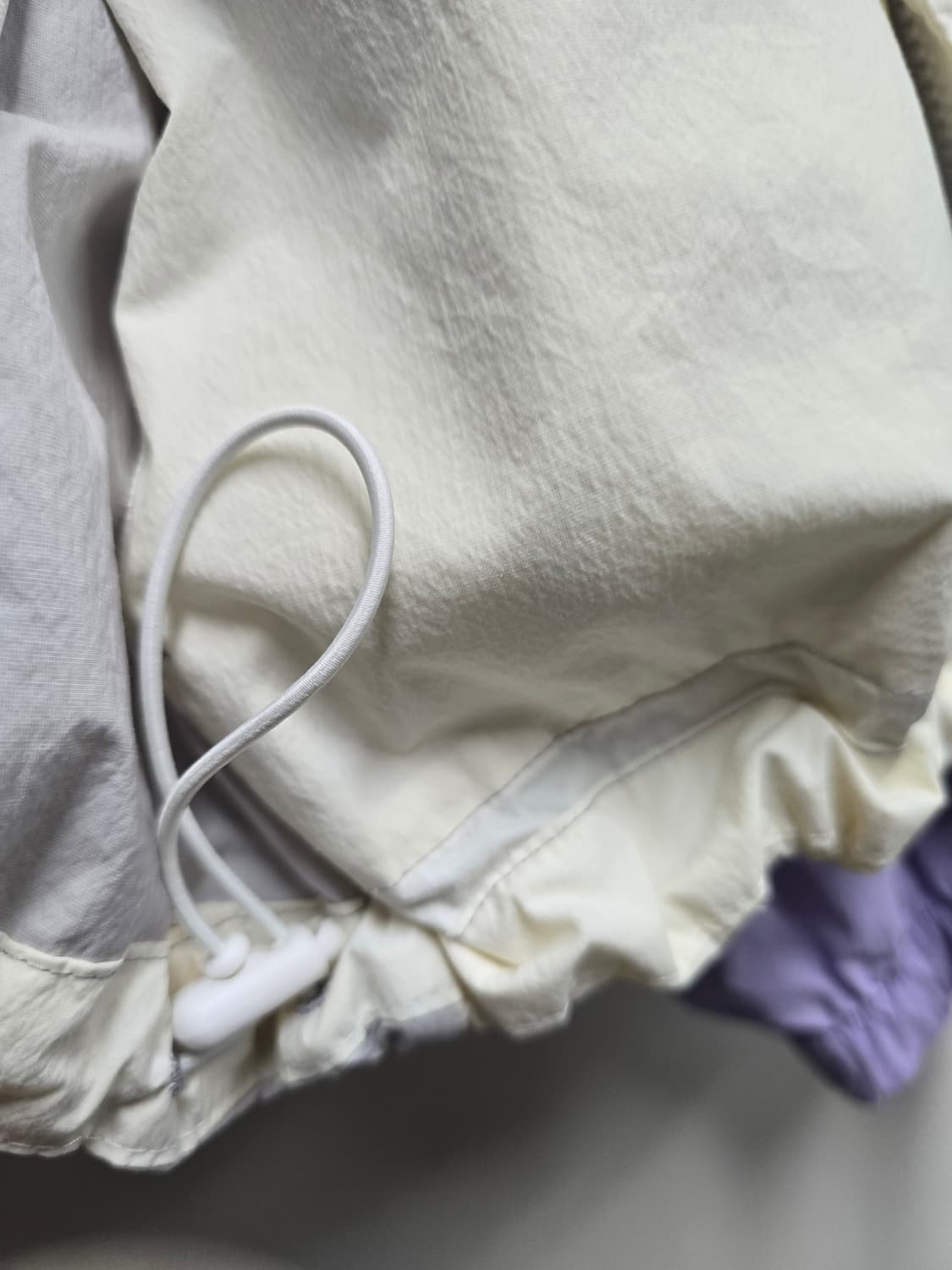 엄브로 라이트 퍼플 오버핏 바람막이 윈드자켓 80(2XS) 상품이미지9