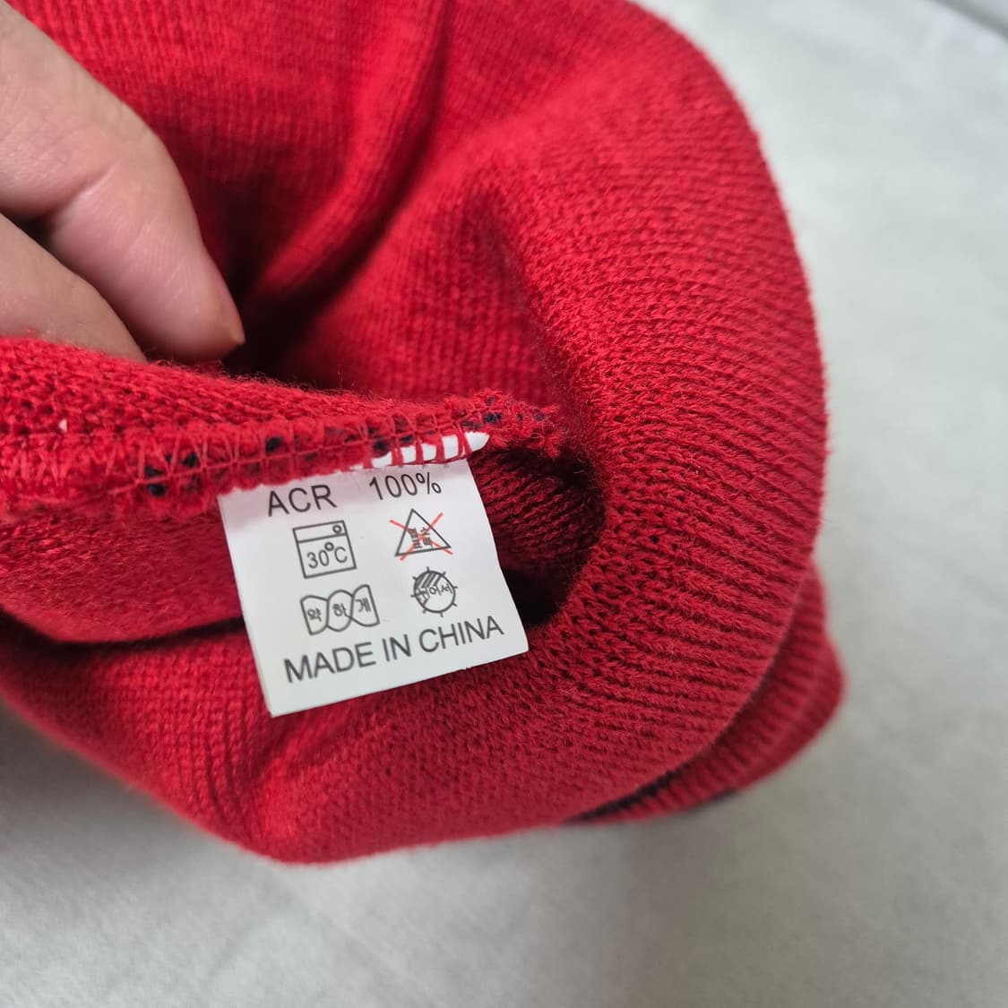 노스페이스 비니 레드(남여공용) 상품이미지2