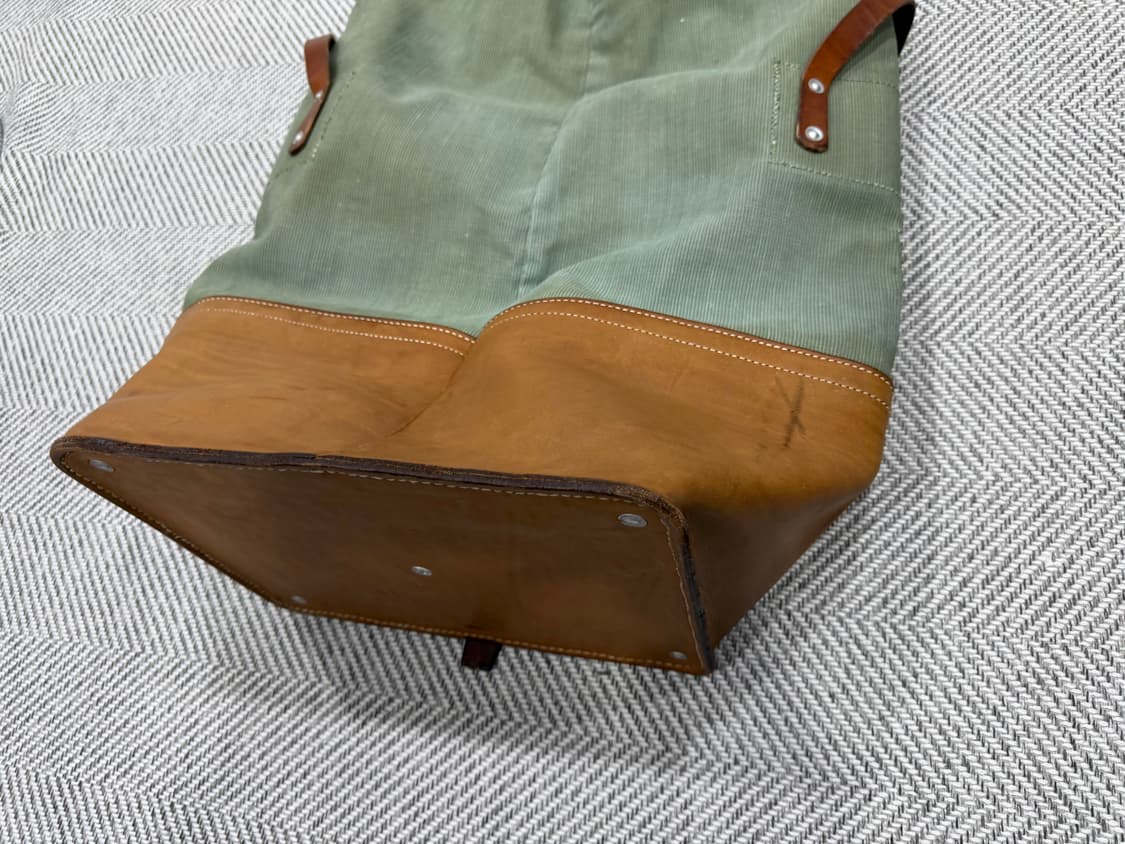 (레어 소장용) 귀한 스위스군 캔버스가죽백 상품이미지2