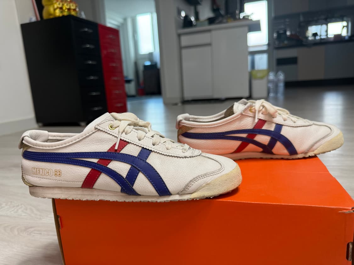 [245] 오니츠카타이거(W) D507L 멕시코 66 화이트 다크블루 상품이미지3