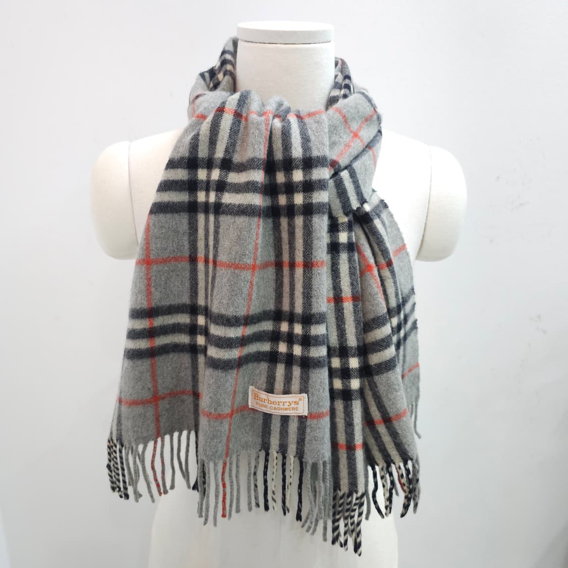 버버리 캐시미어 100% 머플러 상품이미지5