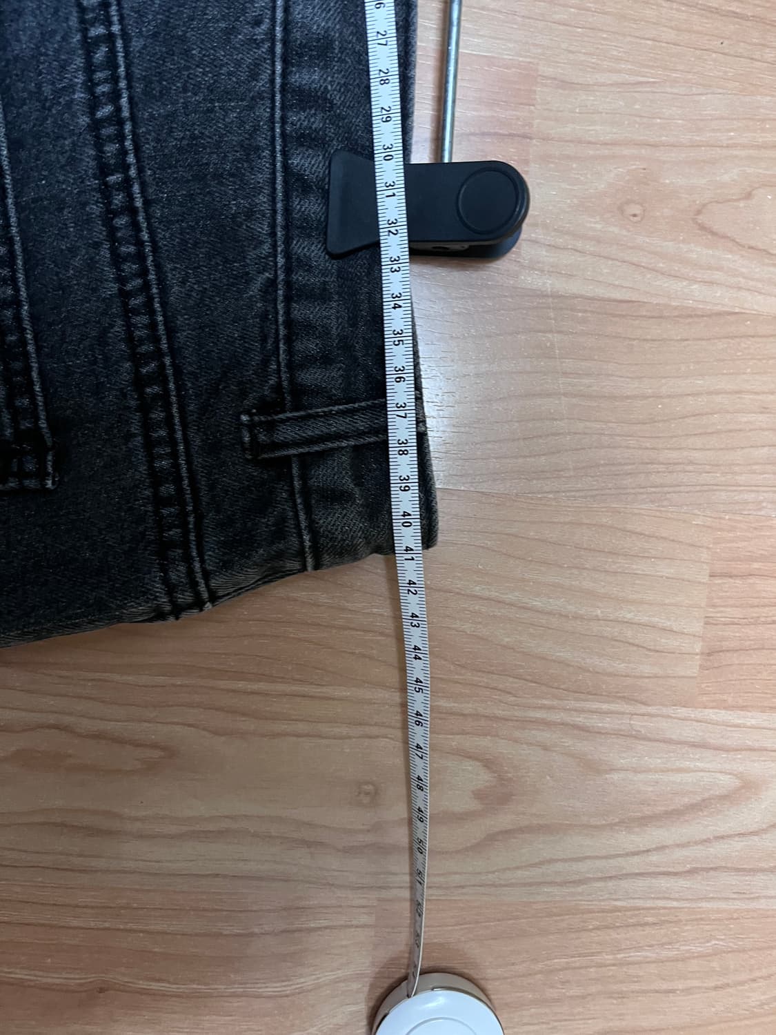 와이드 청바지 L(30~31) 진회색 상품이미지3