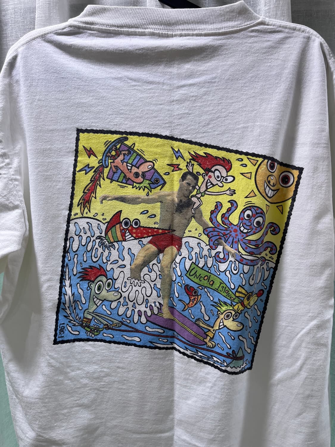 90s 7UP Uncola Island 프로모 티셔츠 상품이미지5