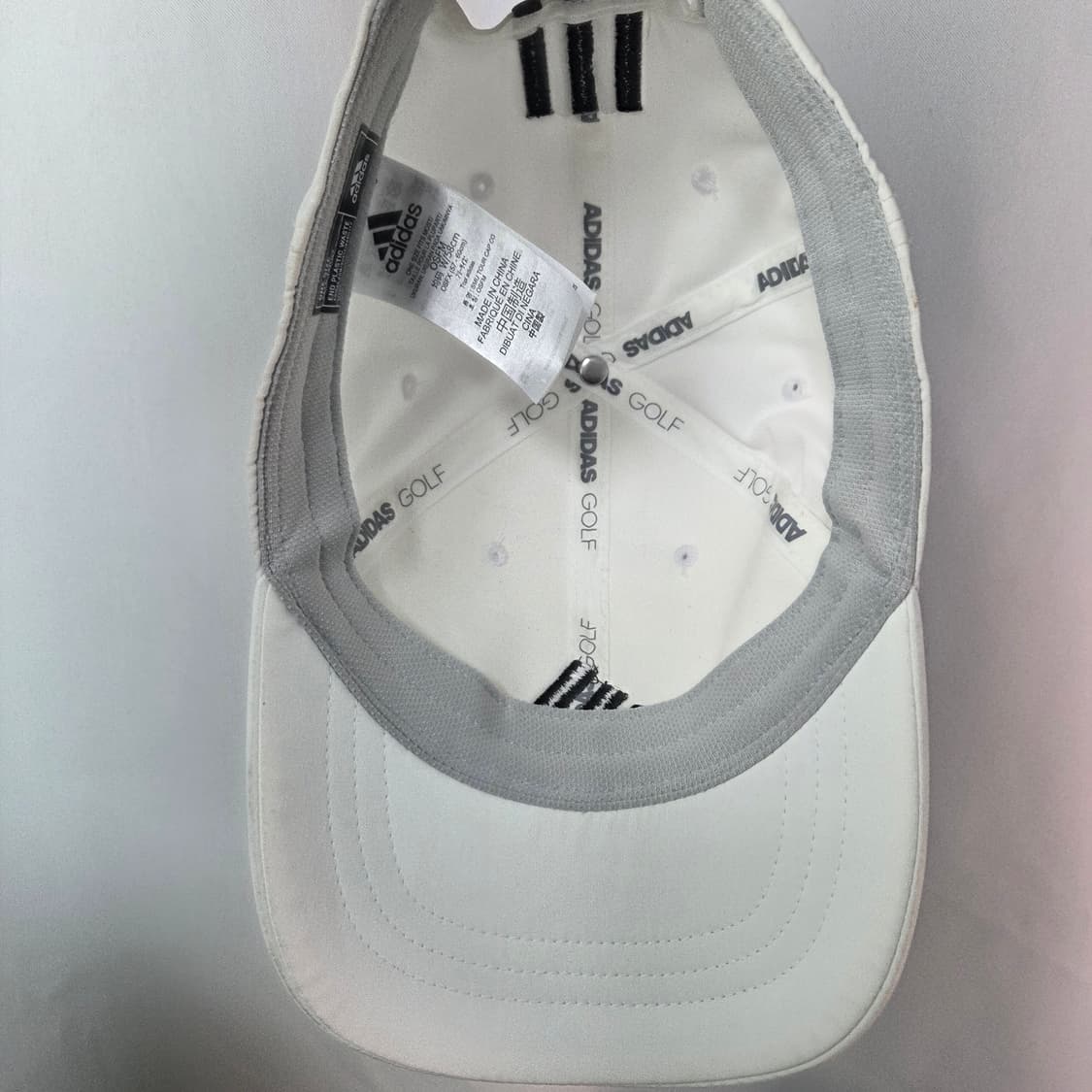 여57-60M-L아디다스 볼캡 흰색 & 검정 상품이미지6