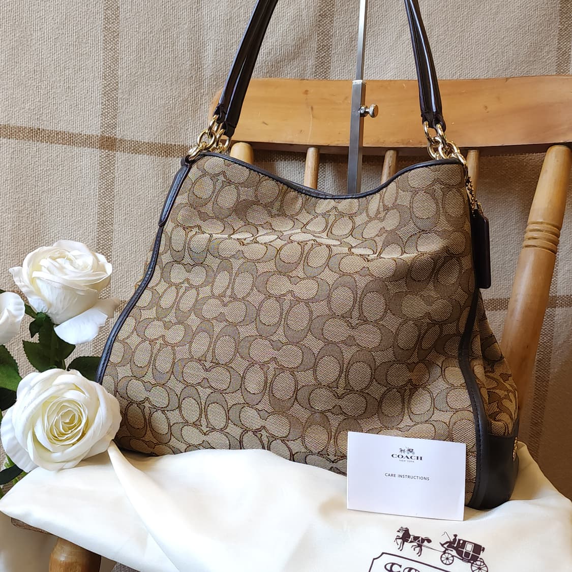 코치 시그니쳐 패턴 트윈 숄더백 쌍둥이 가방 상품이미지2