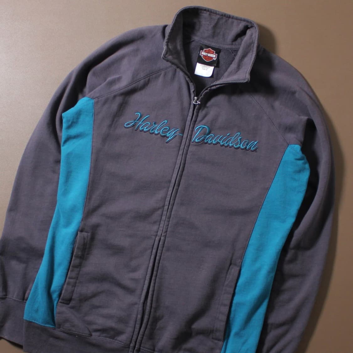 Harley Davidson 할리데이비슨 기모 레터링 후드집업  상품이미지3