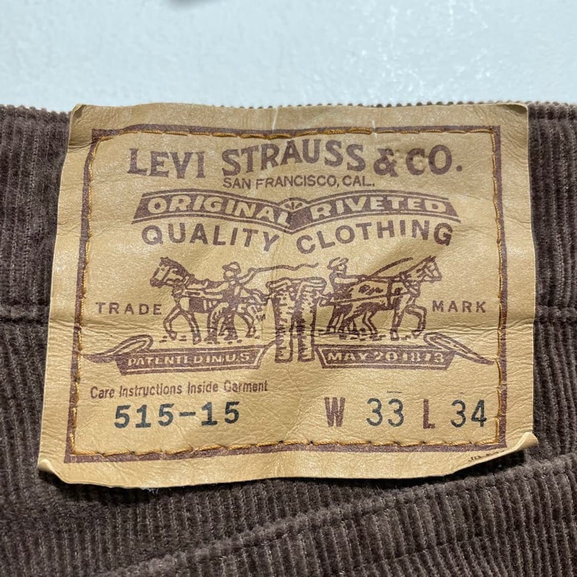 리바이스 515 코듀로이 팬츠 상품이미지5