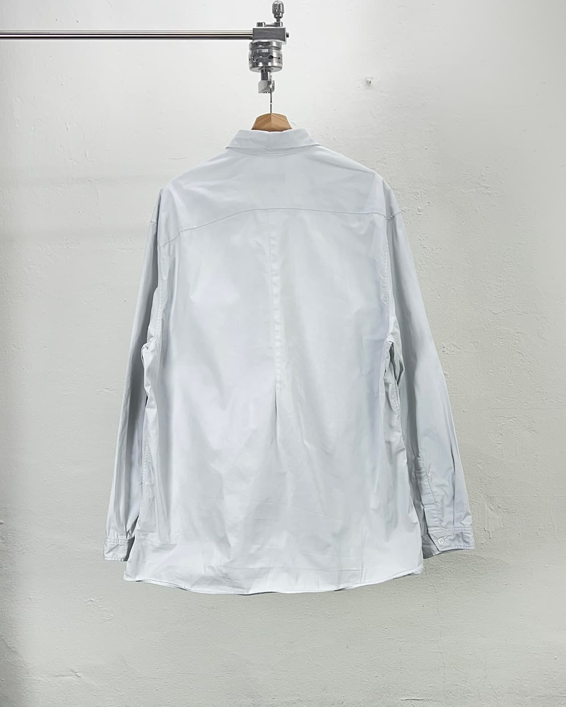 어콜드월 21fw 화이트 프로젝션 오버 셔츠 상품이미지6