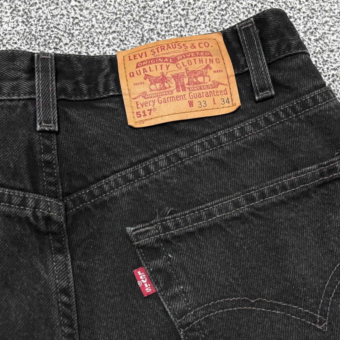 00s 빈티지 리바이스 517 블랙 허리40.5cm 상품이미지4