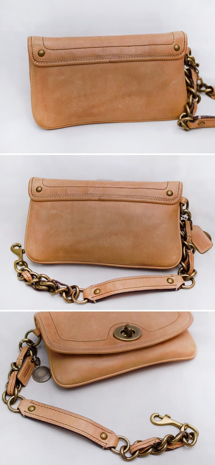 코치 (COACH) 클래식 레거시 글러브레더 체인 미니 클러치.핸들백 상품이미지4