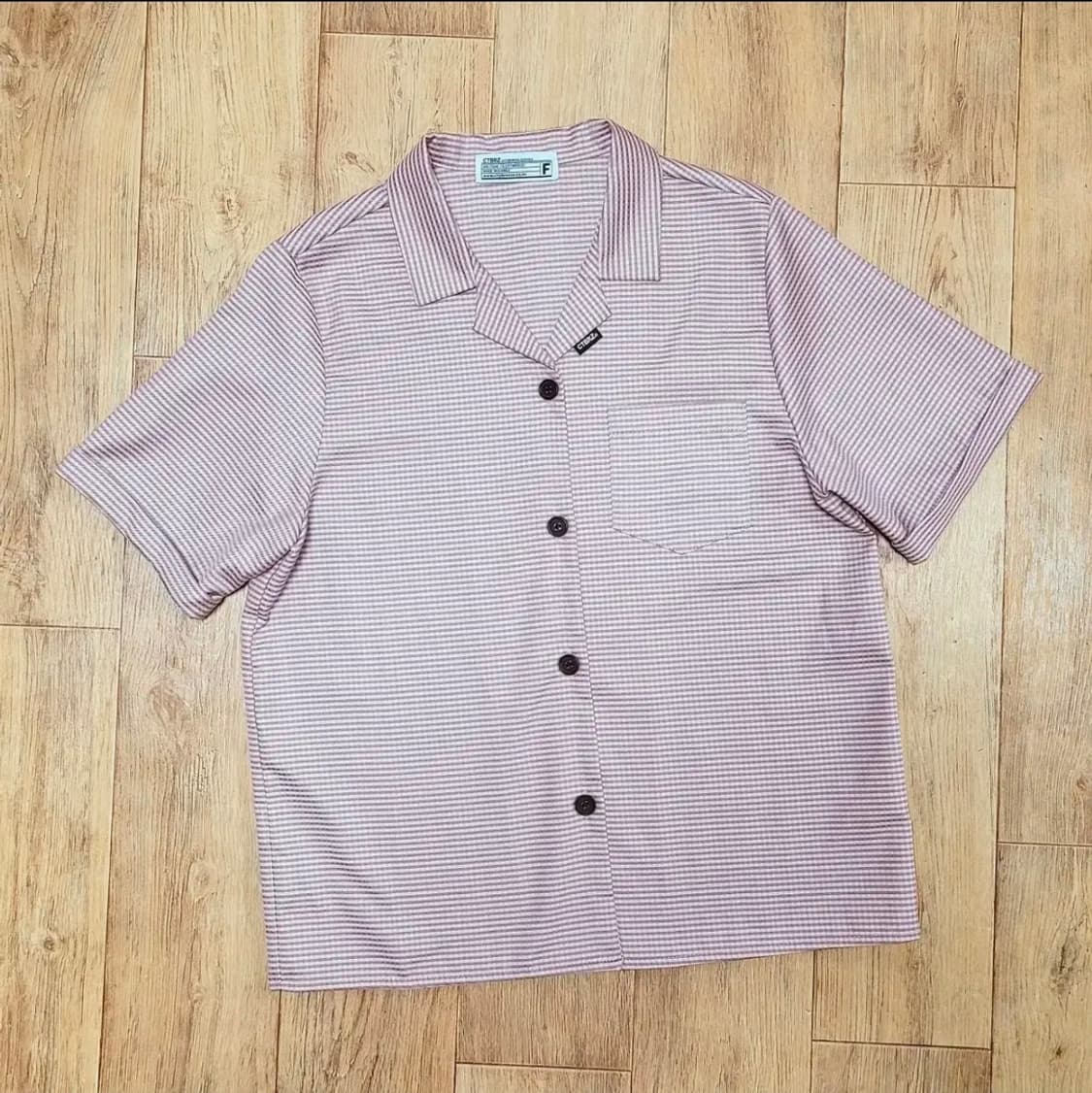 시티브리즈(CTBRZ) 깅엄 체크셔츠 프리사이즈 새상품  상품이미지4