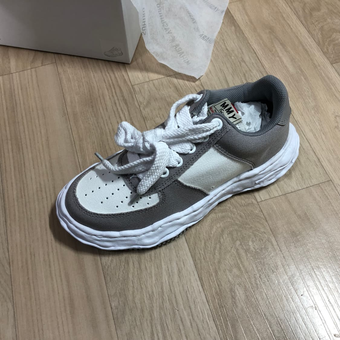 미하라야스히로 웨인 OG 솔 로우탑 스니커즈 그레이 41 상품이미지3