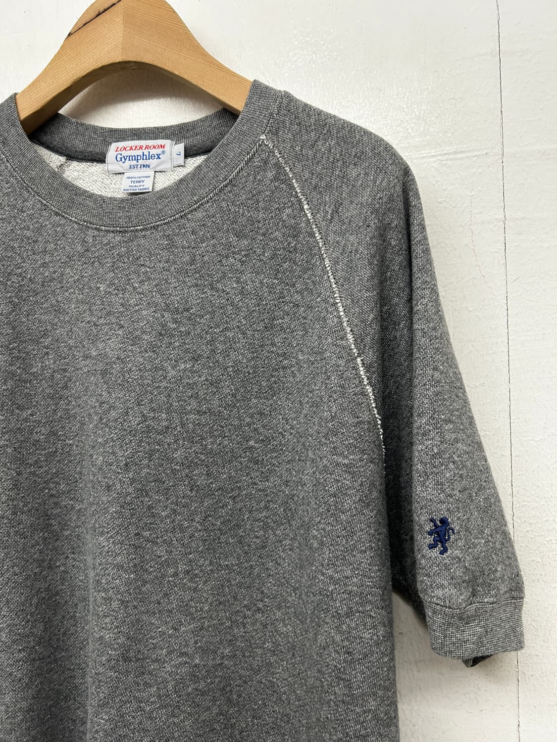 짐플렉스 회색 반팔 맨투맨 티셔츠 상품이미지2