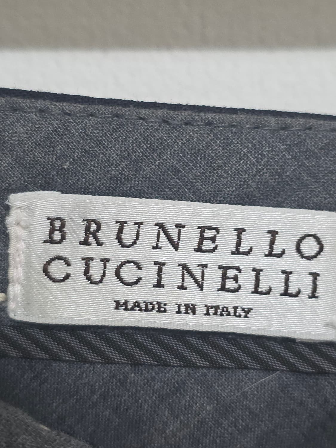 브루넬로 쿠치넬리 네이비 울 슬랙스 38 상품이미지3