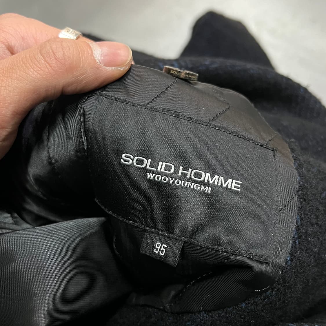  솔리드 옴므 더블 코트 y14760 상품이미지6