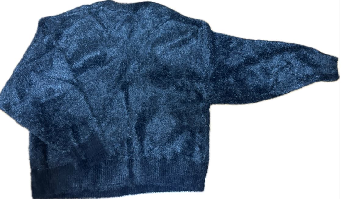 브레첼 쉐기 니트 크루넥 블랙 상품이미지3