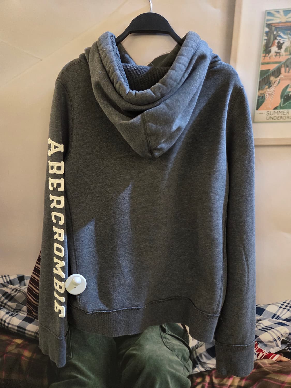 아베크롬비 차콜그레이 후드티 상품이미지5