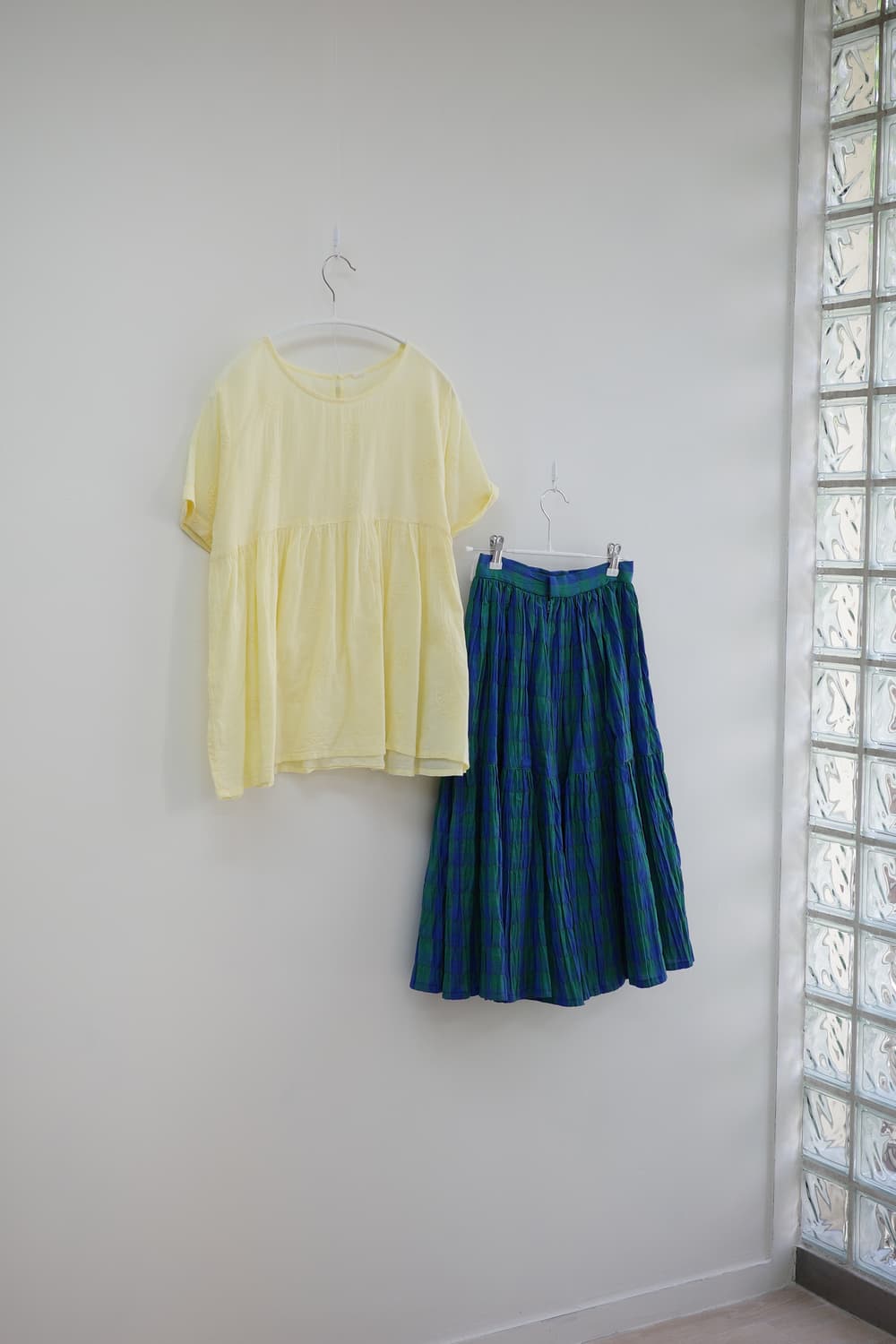 Yellow MMD embroidery blouse 상품이미지4